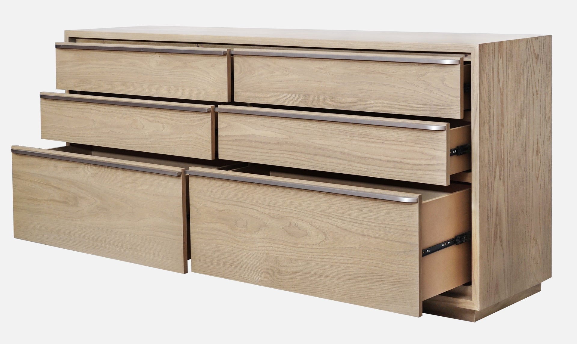 One Coastal Modern Six Drawer Dresser in Bisque - What A Room