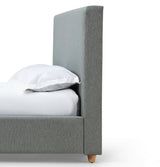 Olivia Upholstered Headboard in Pewter - What A Room