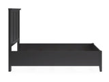 Grace Three Panel Bed in Raven Black - What A Room