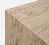 One Coastal Modern Two Drawer Nightstand in Bisque - What A Room