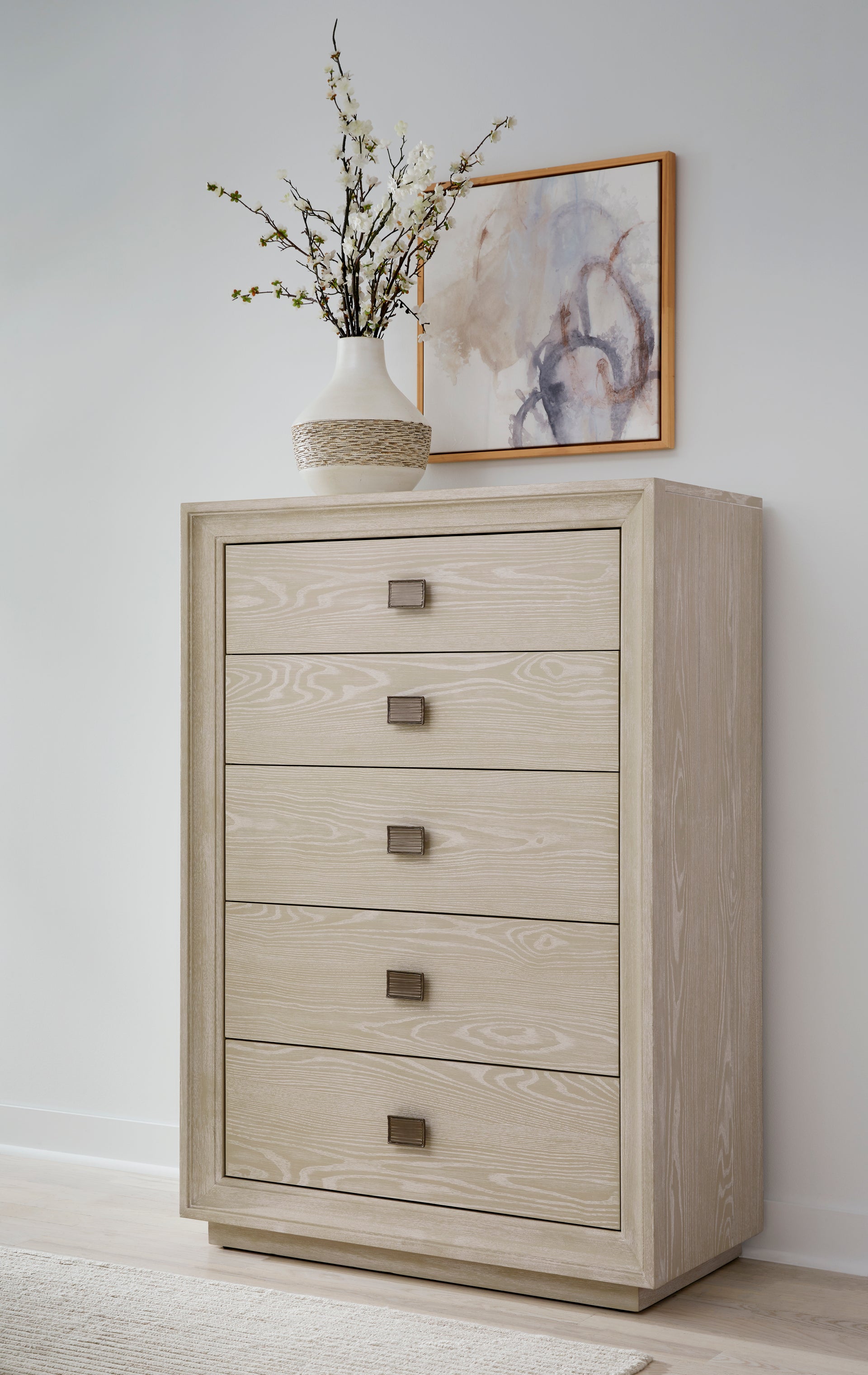Maxime Five Drawer Chest in Ash - What A Room