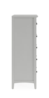 Grace Five Drawer Chest in Elephant Gray - What A Room