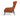 Divani Casa Susan Modern Orange Leatherette Lounge Chair - What A Room