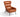 Divani Casa Susan Modern Orange Leatherette Lounge Chair - What A Room