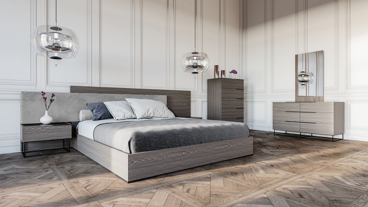 Nova Domus Enzo Italian Modern Grey Oak Mirror - What A Room