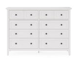 Grace Eight Drawer Dresser in Snowfall White - What A Room