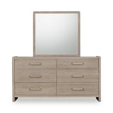 Gardenia Six Drawer Oak Wood Dresser in Chai - What A Room