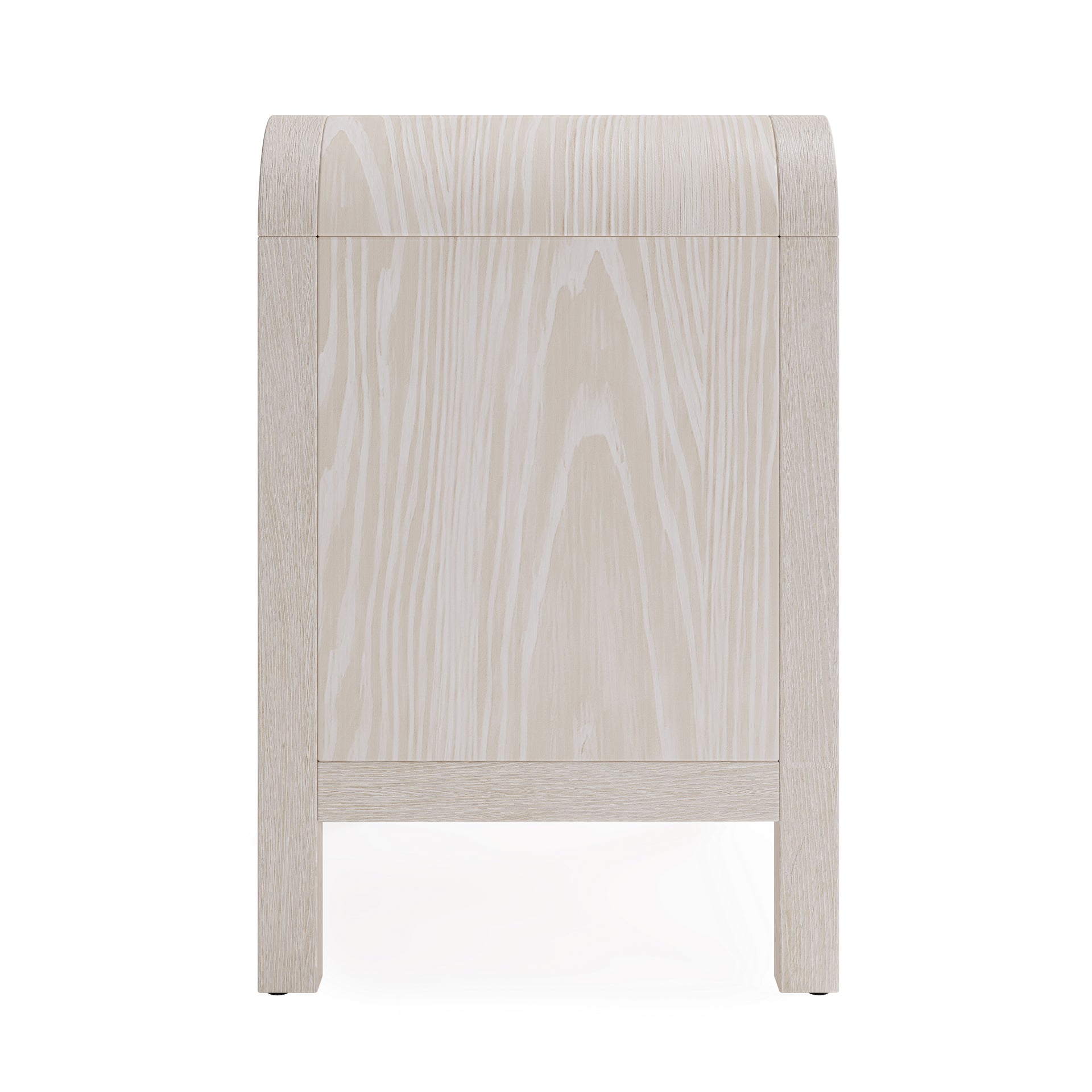 Drake Two Drawer USB-Charging Nightstand in Sugar - What A Room