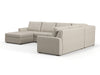 Tiffany U Sectional with Chaise - What A Room
