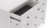 Grace Eight Drawer Dresser in Snowfall White - What A Room
