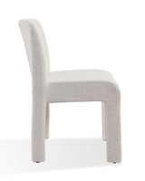 Devon Fully Upholstered Dining Chair in Turtle Dove Linen (Set of 2) - What A Room
