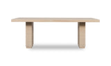 Magnolia Double Pedestal Wooden Dining Table in Daffodil - What A Room