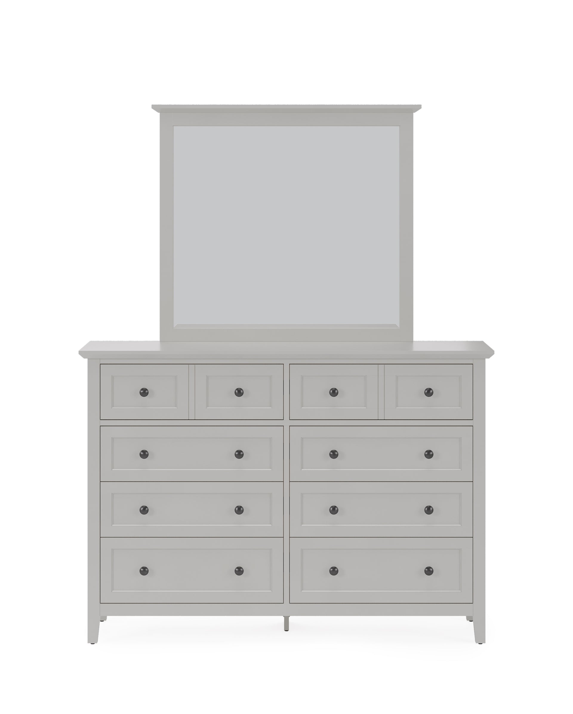 Grace Eight Drawer Dresser in Elephant Gray - What A Room