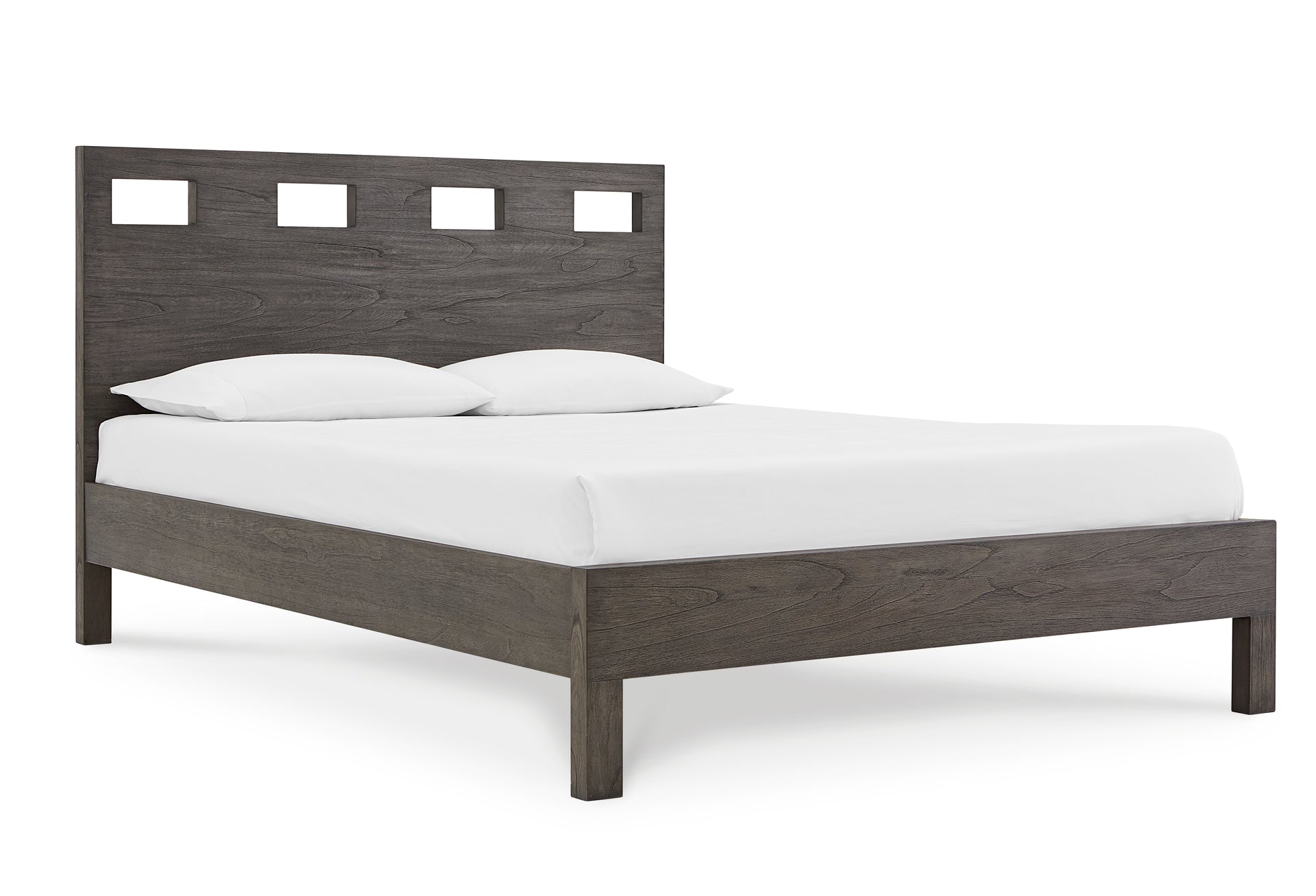 Riva Wood Bed in Sharkskin - What A Room