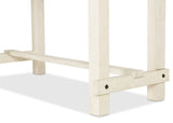 Rutherford Rectangular Wooden Counter Table in Drift and Antique White - What A Room