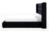 Frank Upholstered Wingback Platform Bed in Ember Boucle - What A Room