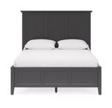 Grace Three Panel Bed in Raven Black - What A Room