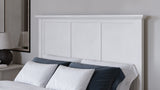Grace Four Drawer Platform Storage Bed in Snowfall White - What A Room