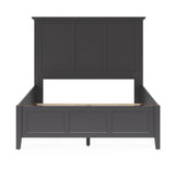 Grace Three Panel Bed in Raven Black - What A Room