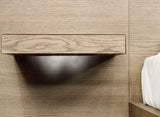 One Coastal Modern Live Edge Wall Bed with Floating Nightstands in Bisque - What A Room