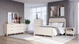 Drake One Drawer One Shelf USB-Charging Nightstand in Sugar - What A Room