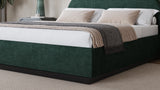 Flex Upholstered Bed in Emerald Chenille - What A Room