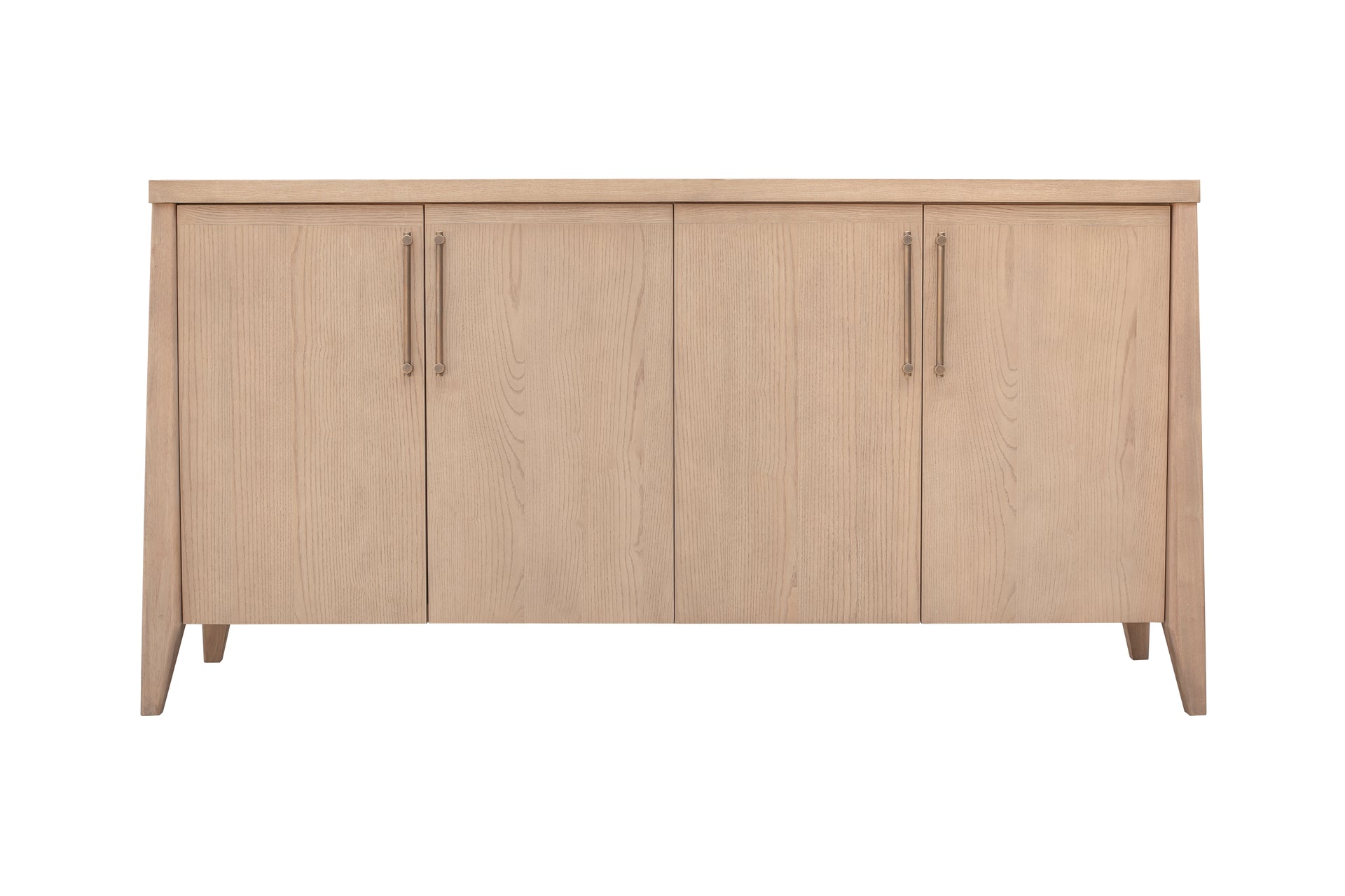 Sumire Four Door Ash Wood Sideboard in Ginger - What A Room