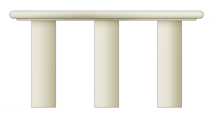 Sven Wooden Console Table in Rice - What A Room