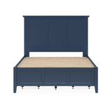 Grace Four Drawer Platform Storage Bed in Blueberry - What A Room