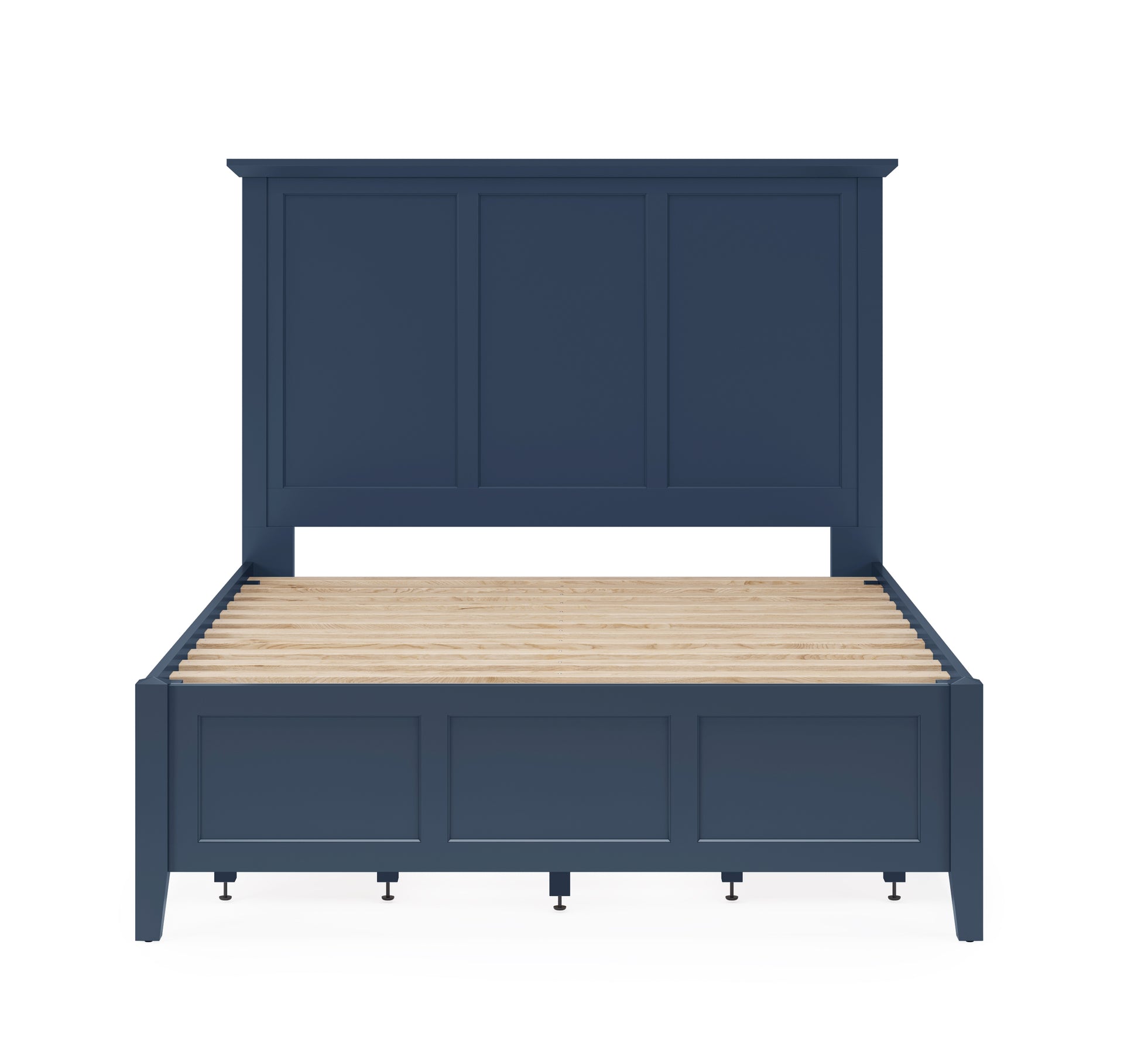 Grace Four Drawer Platform Storage Bed in Blueberry - What A Room