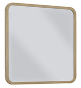 Penny Beveled Glass Wall or Dresser Mirror in Buff Cream - What A Room