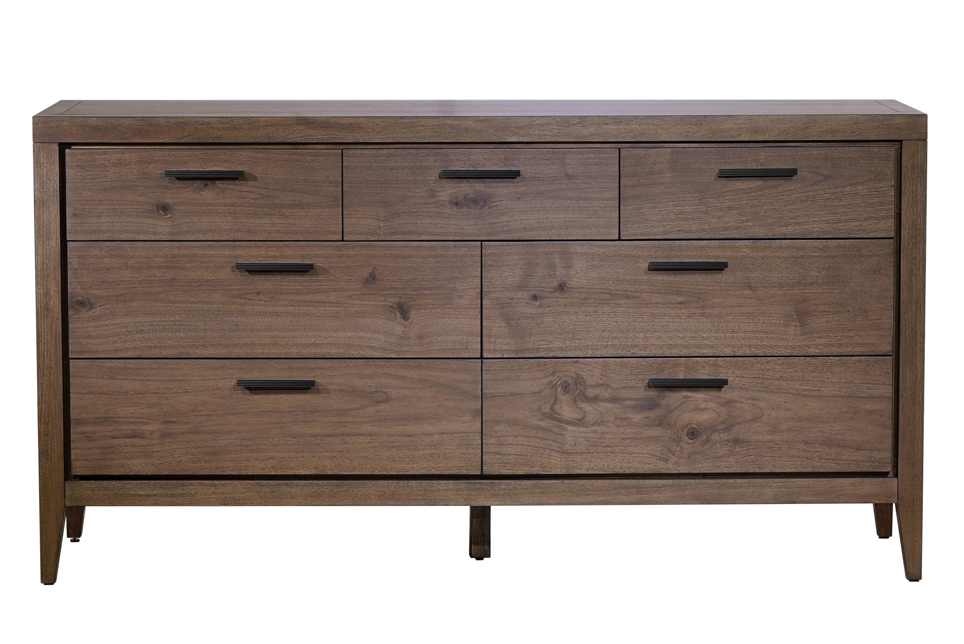 Boracay Seven Drawer Walnut Dresser in Wild Oats Brown - What A Room