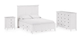 Grace Eight Drawer Dresser in Snowfall White - What A Room
