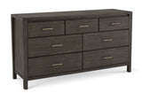 Nevis Seven Drawer Dresser in Sharkskin - What A Room