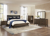 Boracay Upholstered Wingback Storage Bed in Wild Oats Brown - What A Room