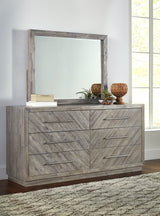 Alexandra Solid Wood Six Drawer Dresser in Rustic Latte - What A Room