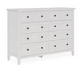 Grace Eight Drawer Dresser in Snowfall White - What A Room