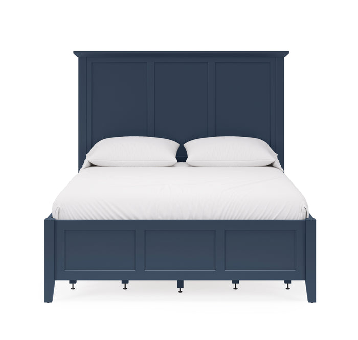 Grace Four Drawer Platform Storage Bed in Blueberry - What A Room