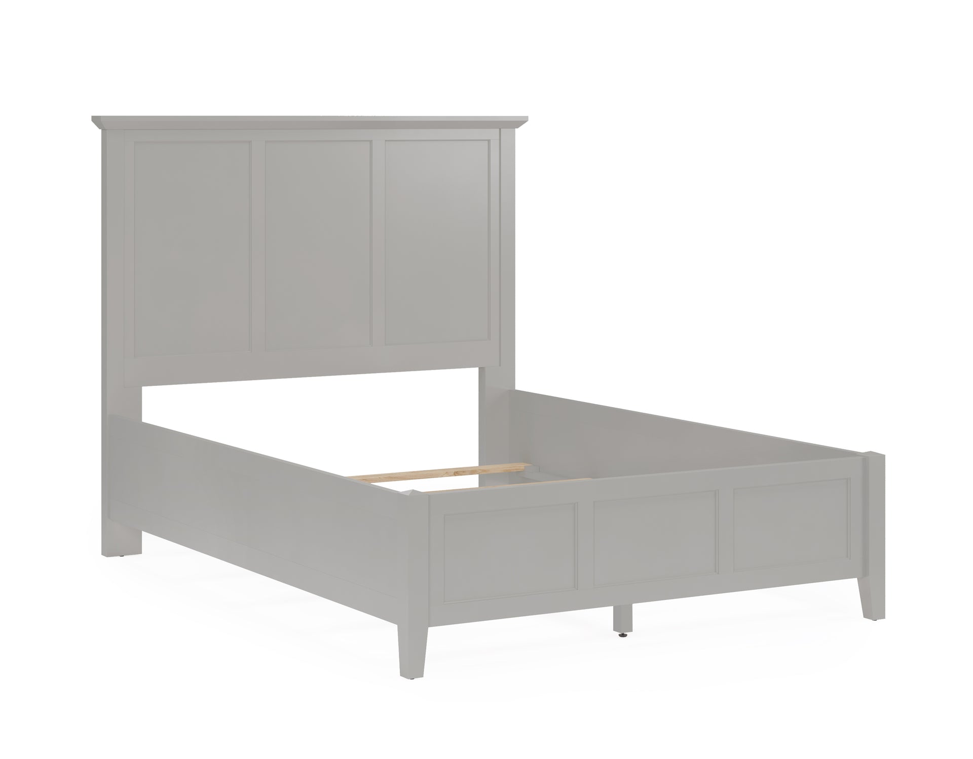 Grace Three Panel Bed in Elephant Grey - What A Room