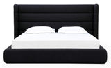 Frank Upholstered Wingback Platform Bed in Ember Boucle - What A Room
