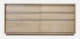 One Coastal Modern Six Drawer Dresser in Bisque - What A Room