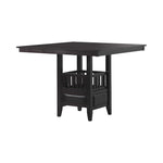 Jaden Square Counter Height Table with Storage Espresso - What A Room