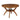 Nelms Dining Table with Shelf Deep Brown - What A Room