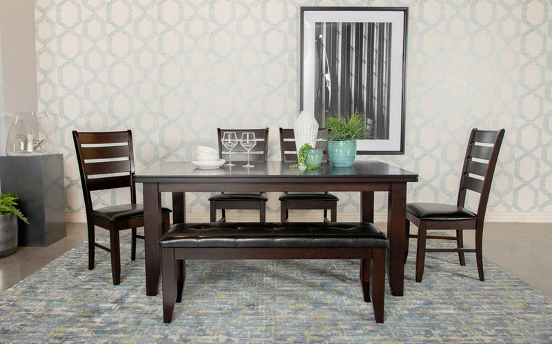Dalila Rectangular Dining Table Cappuccino - What A Room