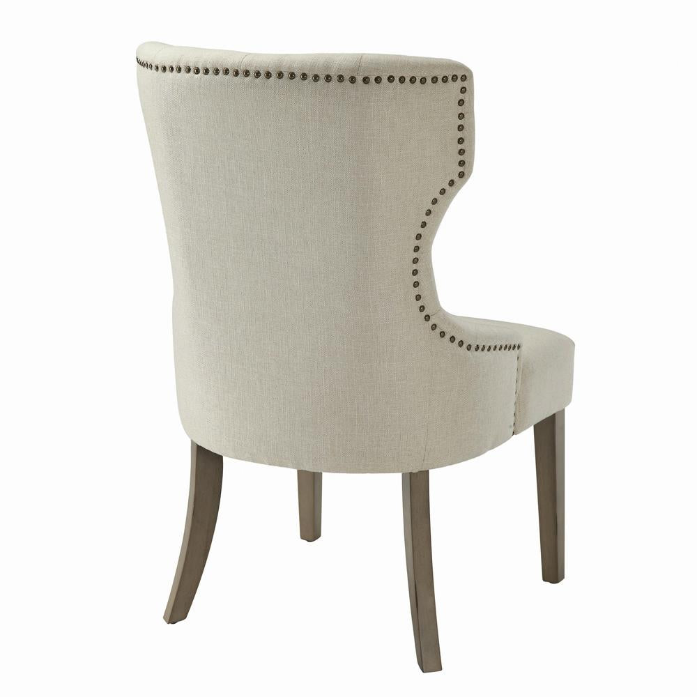 Florence Tufted Upholstered Dining Chair Beige - What A Room