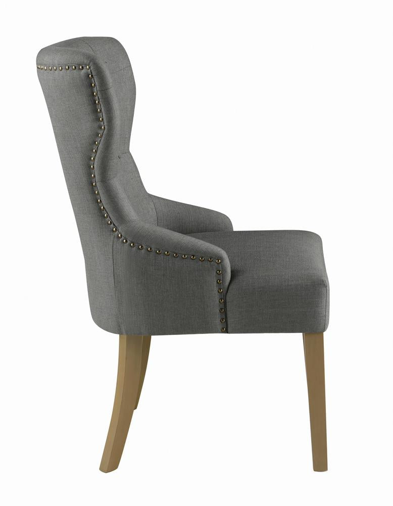 Florence Tufted Upholstered Dining Chair Grey - What A Room