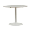 Lowry 40" Small Round Dining Table - White - What A Room