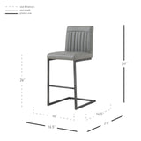 Ronan KD PU Counter Stool - What A Room