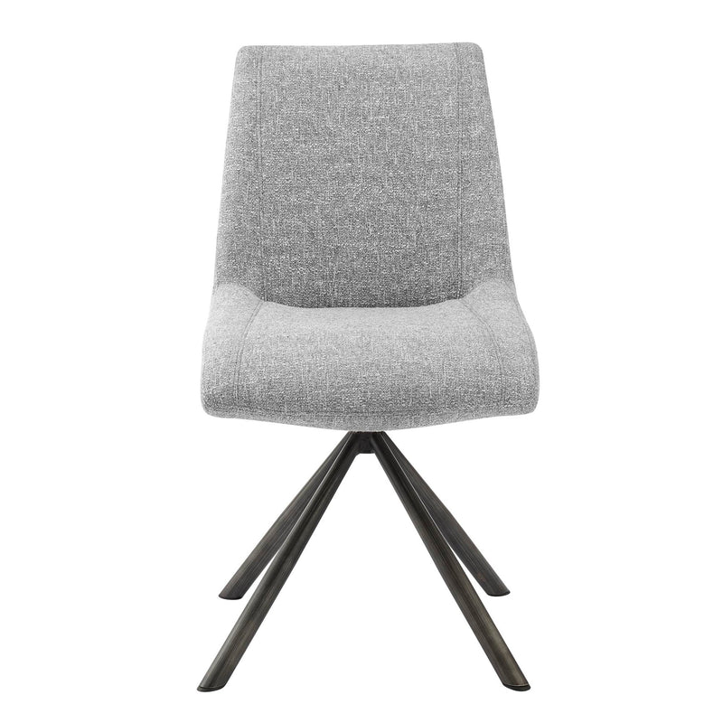 Viona  Fabric Swivel Dining Side Chair - What A Room