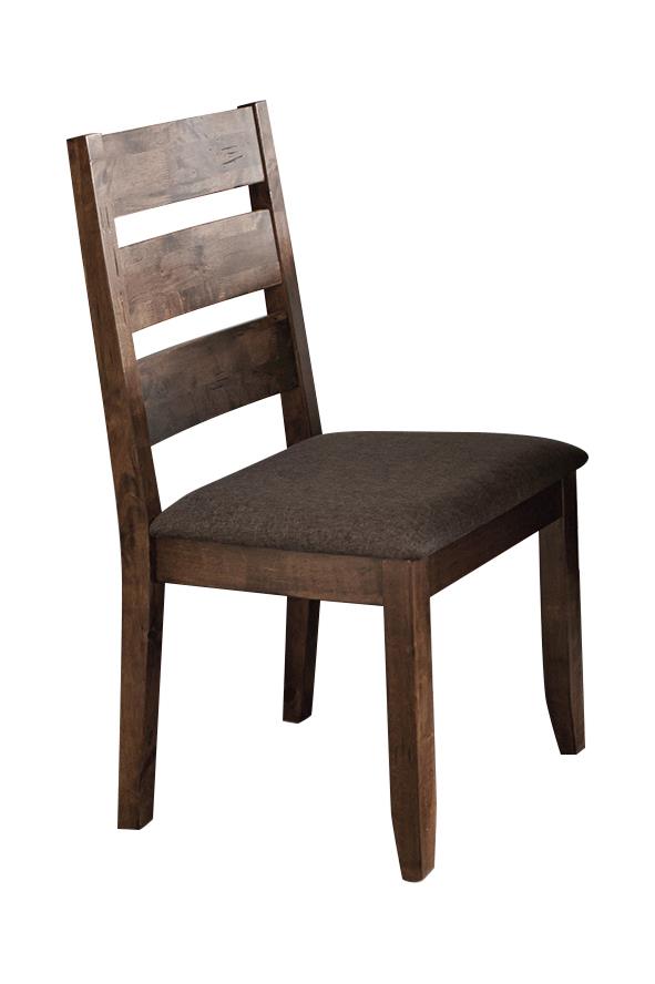 Alston Ladder Back Dining Side Chairs Knotty Nutmeg and Grey (Set of 2) - What A Room